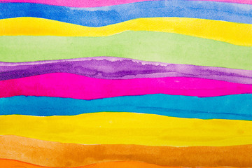 colorful strips water color