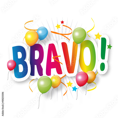 Bravo Clip Art Sign