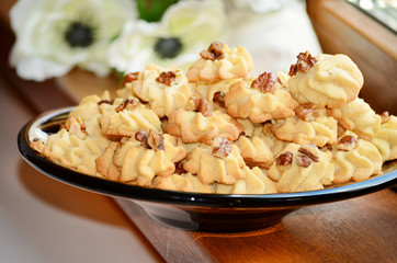 Small home made biscuits for dessert