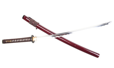 Naklejka premium Japanese sword