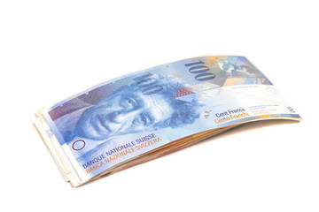 Swiss Francs notes