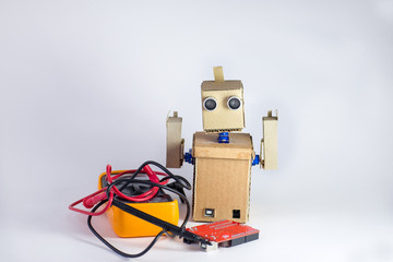 cardboard robot arms