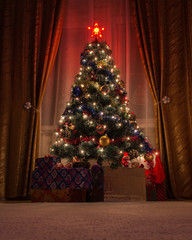 Christmas tree room