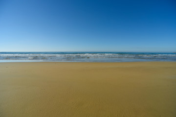 Fototapeta na wymiar Sand dunes on a beach Mediterranean 