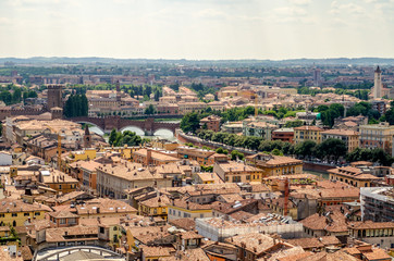 Panoramic View Over Verona, Italy