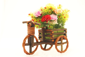 flower pot on white background