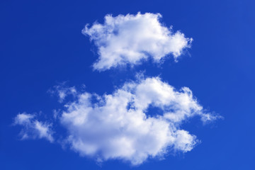 Fototapeta premium White clouds on blue sky background