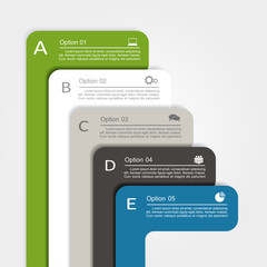Banner infographic design template. Vector illustration