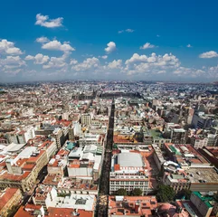 Deurstickers Aerial view of Mexico City, Mexico. © Aleksandar Todorovic