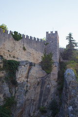 Stone wall of the fort. © makedonskii