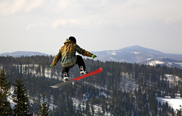 Freestyle skiing. Szczyrk. Poland