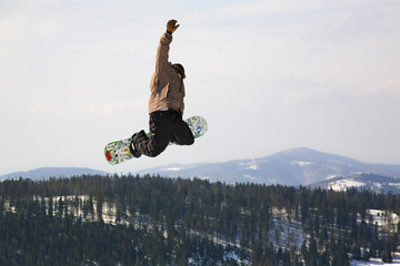 Freestyle skiing. Szczyrk. Poland