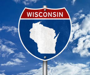 Wisconsin interstate sign concept