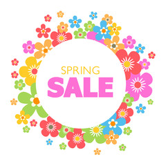 Spring Sales Background