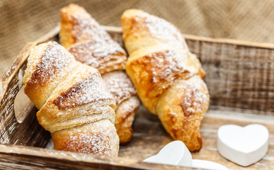 croissants baked with love