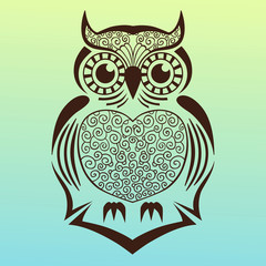 owl.vector illustration.