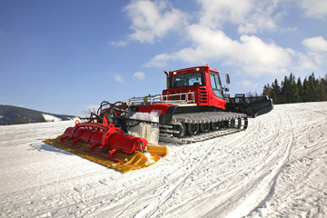 Snowcat in Szczyrk. Poland 