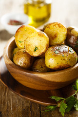 Baked potatoes