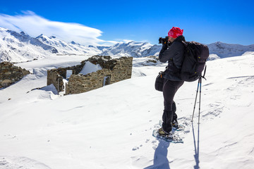 Ciaspolata sulla neve