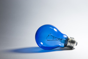 Idea concept with the light bulbs