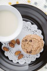 Chocolate chip cookies .