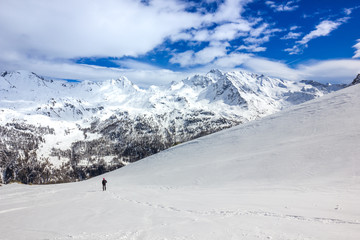 Ciaspolata sulla neve