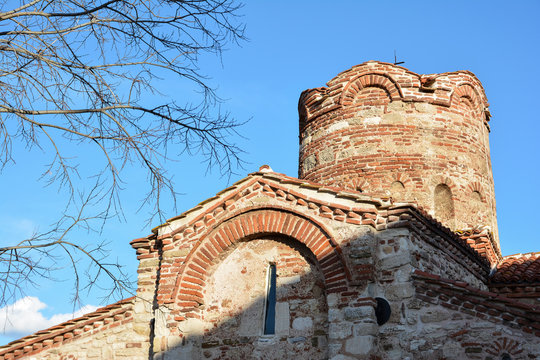 Ancient church in old town Nesebar, Bulgaria