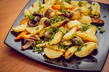 Fried potatoes