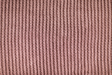 beautiful brown knitted fabric texture
