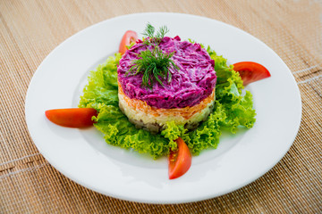 Fresh vegetable salad
