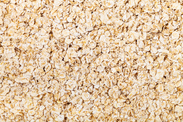many dry oat flakes