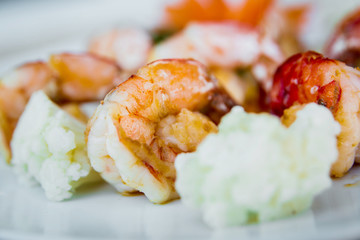 Fried shrimps