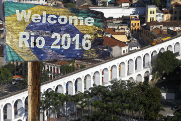 Welcome sign to Rio de Janeiro.