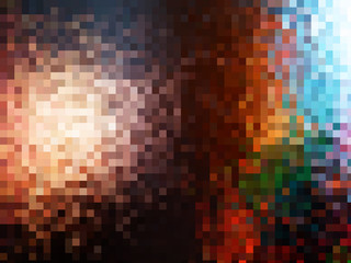 abstract colorful pixels background