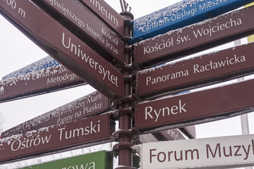 Drogowskaz we Wrocławiu © Grzegorz Polak