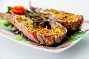 Cooked lobster
