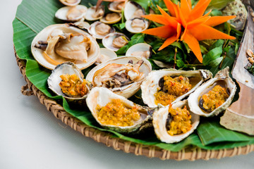 Shells on the dish