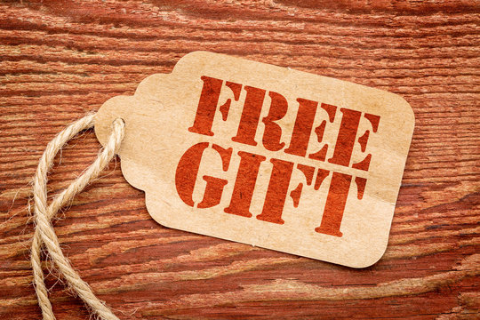 free gift - paper price tag