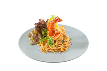 Pasta in Thai style