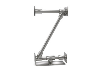 metal letter Z
