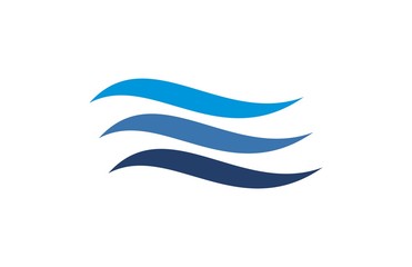 wave abstract logo lcon vector