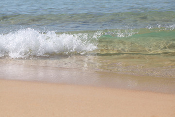 Sea waves coming on beach