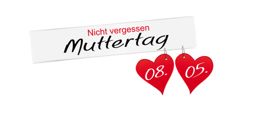 nicht vergessen - muttertag