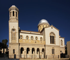Fototapeta na wymiar Agia Napa cathedral in Limassol. Cyprus