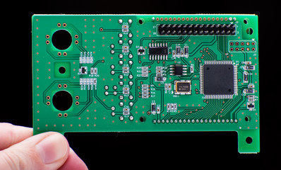 Circuit board with black background - 100285209