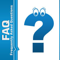 FAQ Side Text Blue 