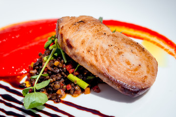 Fish with vegetables