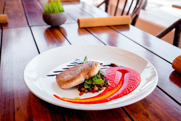 Fish with vegetables