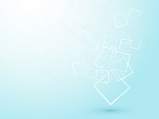 blue square background