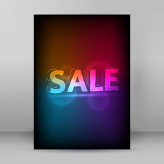 discount price tag label vertical format page banner